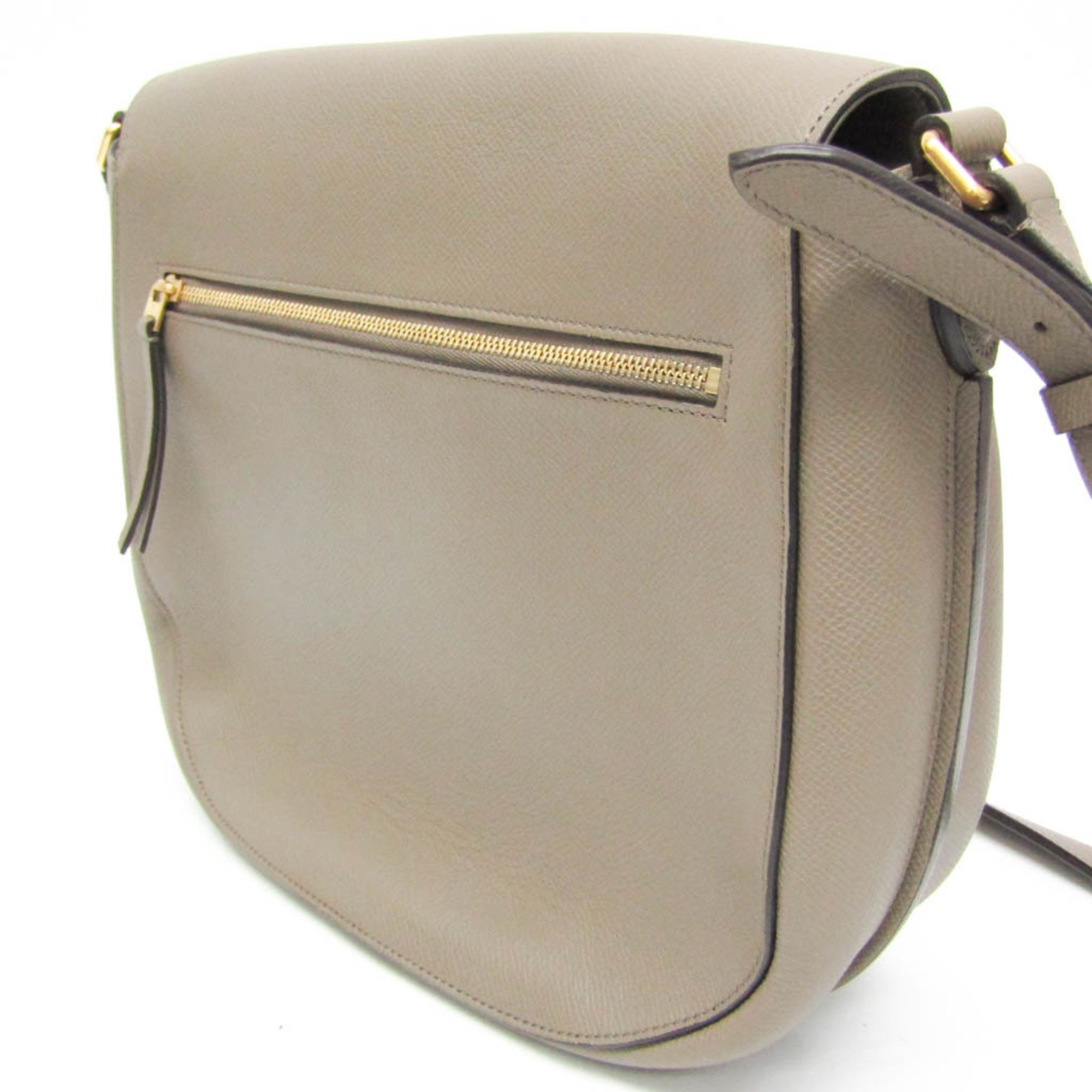 Celine Trotter Medium Women's Leather Shoulder Bag Grayish