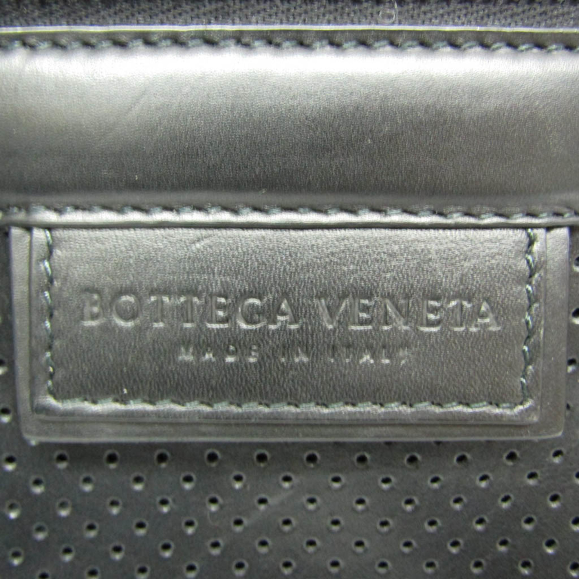 Bottega Veneta Leggero Men's Leather Clutch Bag Black