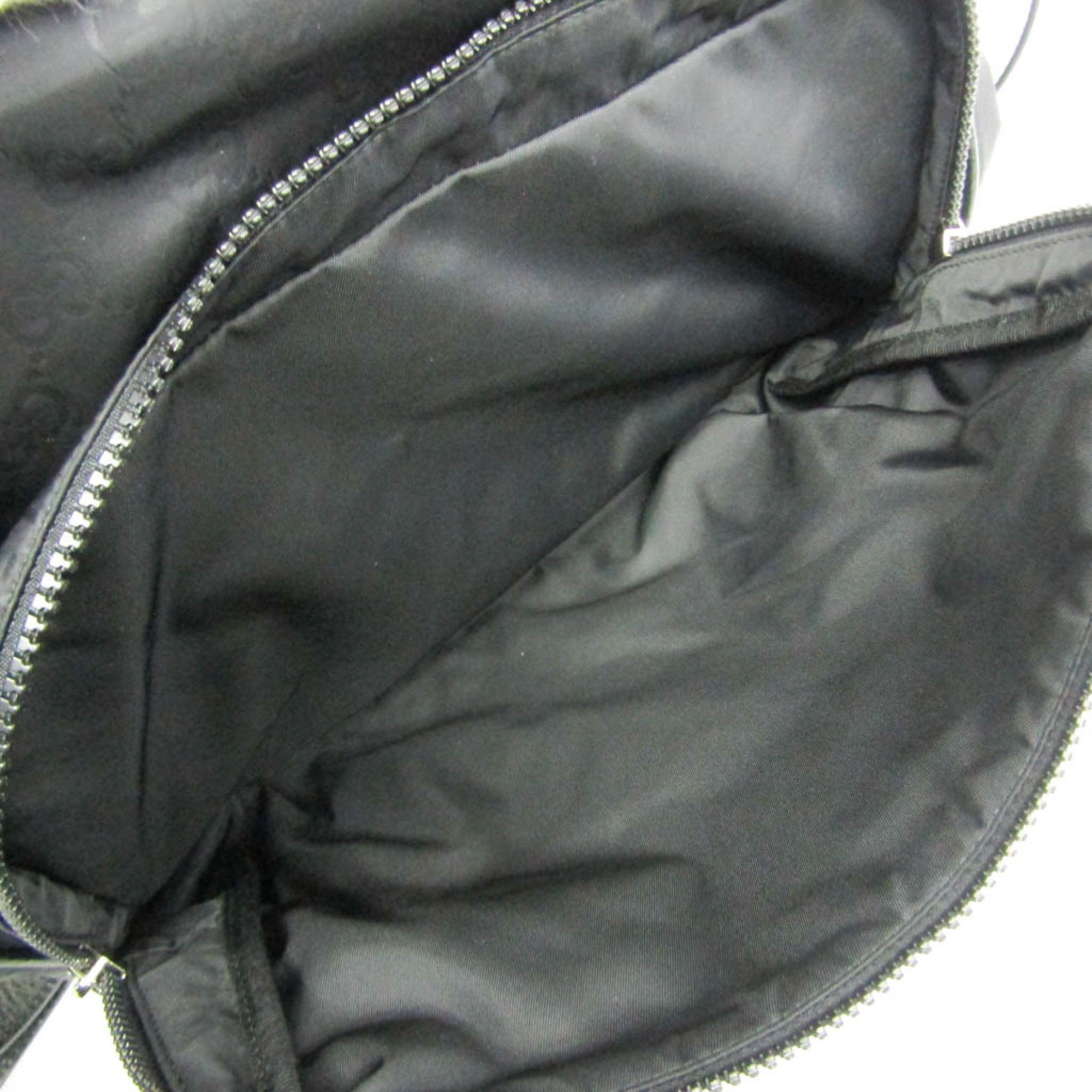Gucci NYLON GUCCISSIMA 510334 Women,Men Nylon,Leather Messenger Bag,Shoulder Bag Black