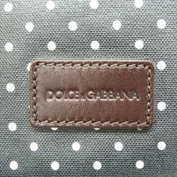 Dolce & Gabbana Women,Men Leather,PVC Backpack Dark Brown,Dark Gray,White