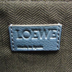 Loewe Men's Leather Clutch Bag Navy