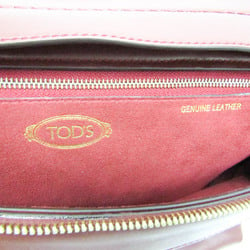 Tod's Wave Women's Leather Handbag,Shoulder Bag Bordeaux