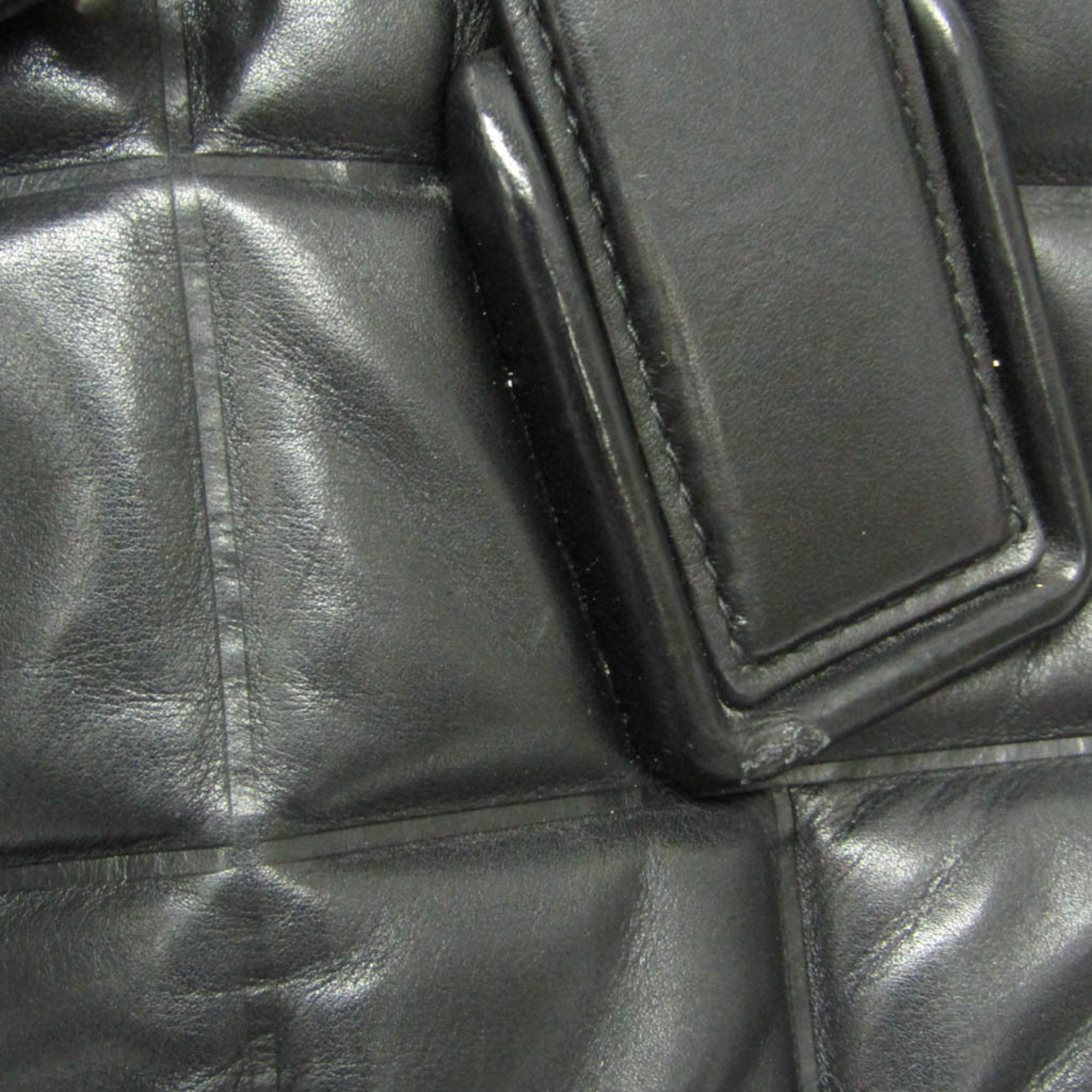 Bottega Veneta BV SWOOP Women's Leather Handbag,Shoulder Bag Black