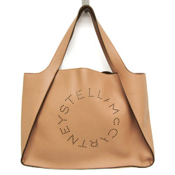 Stella McCartney ECO SOFT 502793 W8542 Women's Faux Leather Tote Bag Pink Beige