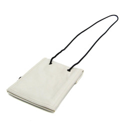 Balenciaga EXPLORER POUCH 532298 Men,Women Leather Shoulder Bag Off-white