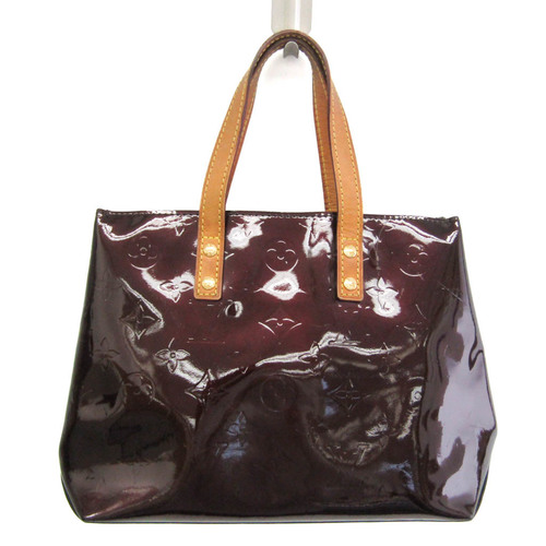 Louis Vuitton Monogram Vernis Reade PM M91993 Women's Handbag Amarante