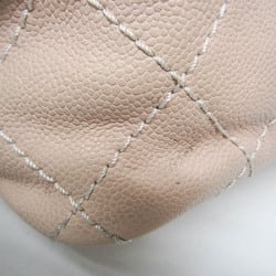 Chanel Caviar Skin Women's Caviar Leather Tote Bag Light Pink