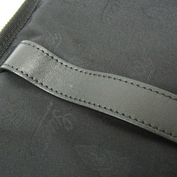 Gucci Limited Edition Necktie Case 268114 Men's Cravat Leather Gray