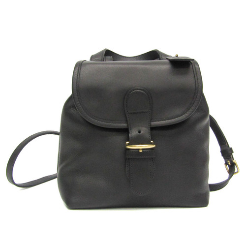 Coach Old Coach 4152 Women's Leather Backpack Black