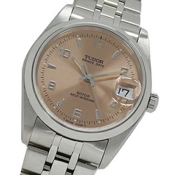 TUDOR Prince Date 74000N B98**** Watch Men's Brand Automatic AT Stainless Steel SS Silver Pink Polished