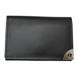 Dunhill Key Case Men's Brand Leather Black 6 Rows