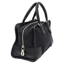 LOEWE bag ladies brand handbag Amazona 28 canvas black