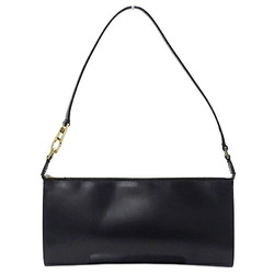 Salvatore Ferragamo Ferragamo Bag Ladies Brand Handbag Hand Pouch Gancini Leather Black