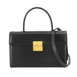 Givenchy GIVENCHY 2way hand shoulder bag leather black gold hardware Hand Bag