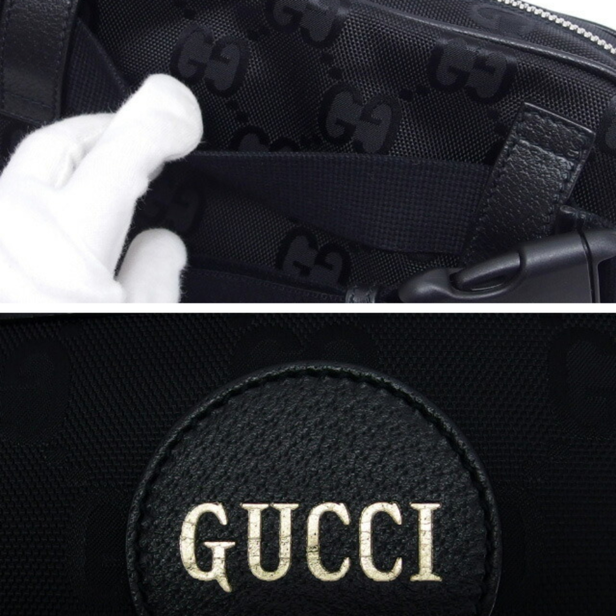 Gucci Off the Grid GG Nylon Belt Bag Black