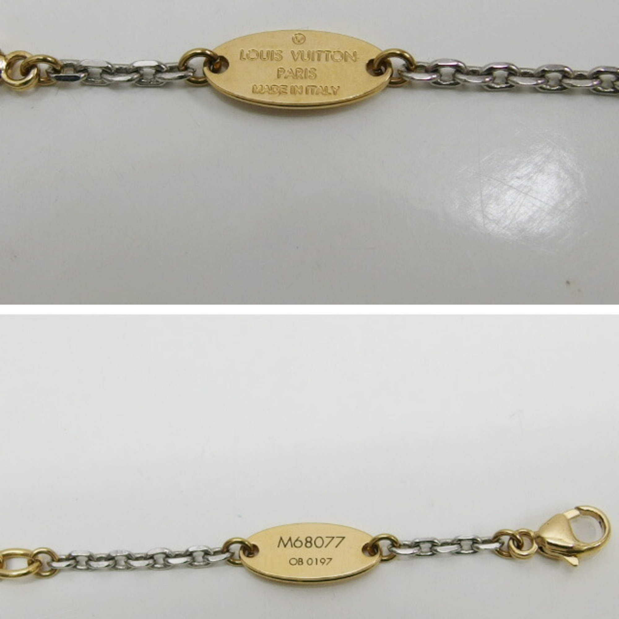 Louis Vuitton Brasle Mania Chain Bracelet M68077