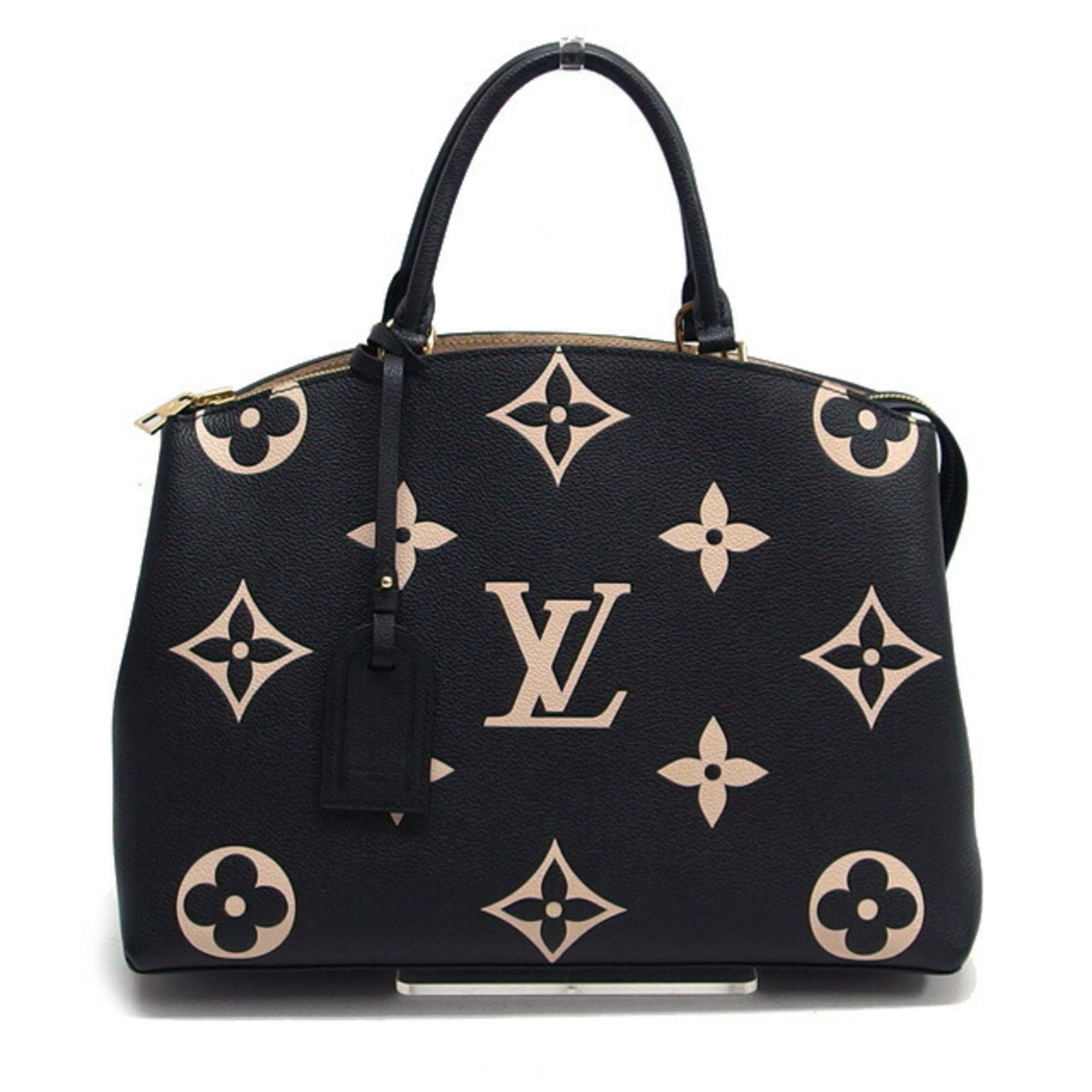 Louis Vuitton Monogram Empreinte Grand Palais MM Handbag Black