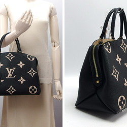 Louis Vuitton Monogram Empreinte Grand Palais MM Handbag Black