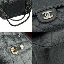 Chanel Women's Caviar Leather Shoulder Bag Black