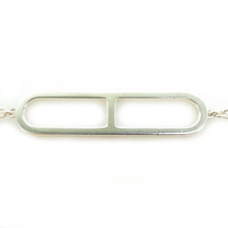 HERMES Necklace Chaine d'Ancle Ever Silver 925 Women's