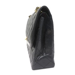CHANEL Chanel Matelasse Paris Limited Chain Shoulder Bag Black Lambskin Ladies Men's