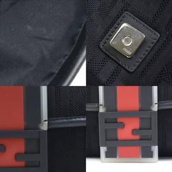 Fendi Zucca Men's Zucca Shoulder Bag Black,Red Color