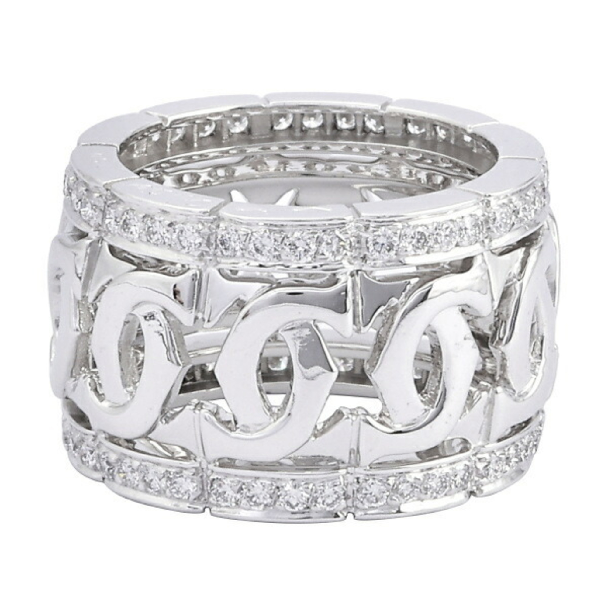 Cartier Entrelace K18WG white gold ring