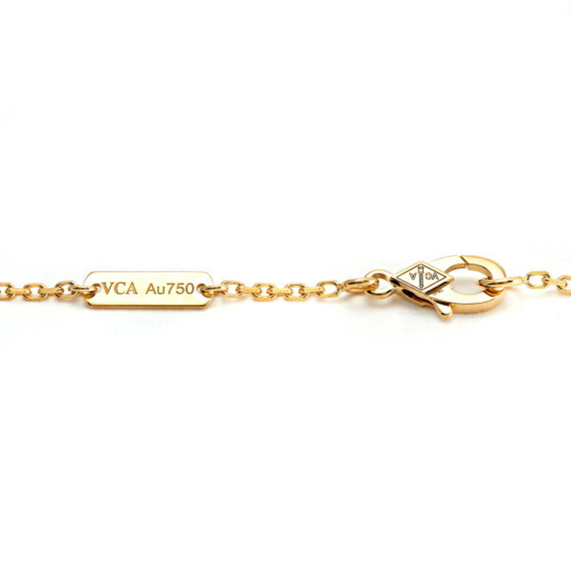Van Cleef & Arpels Van Cleef Arpels Vintage Alhambra 2018 Holiday Limited K18YG Yellow Gold Necklace