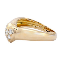 Tiffany Heart K18YG Yellow Gold Ring