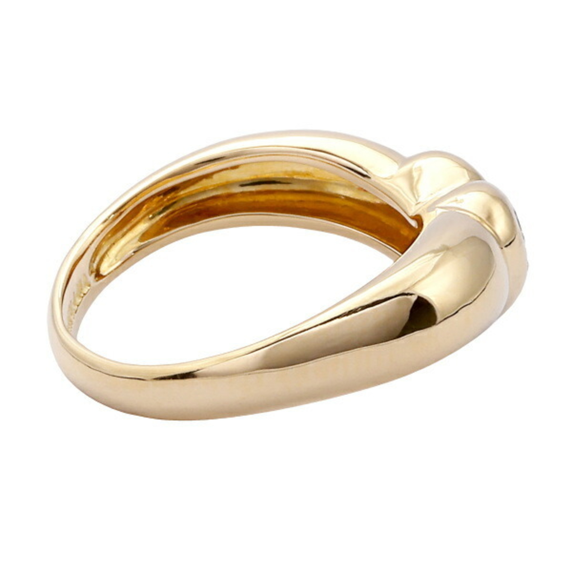 Tiffany Heart K18YG Yellow Gold Ring