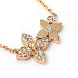 Louis Vuitton Double Star Blossom K18PG Pink Gold Necklace