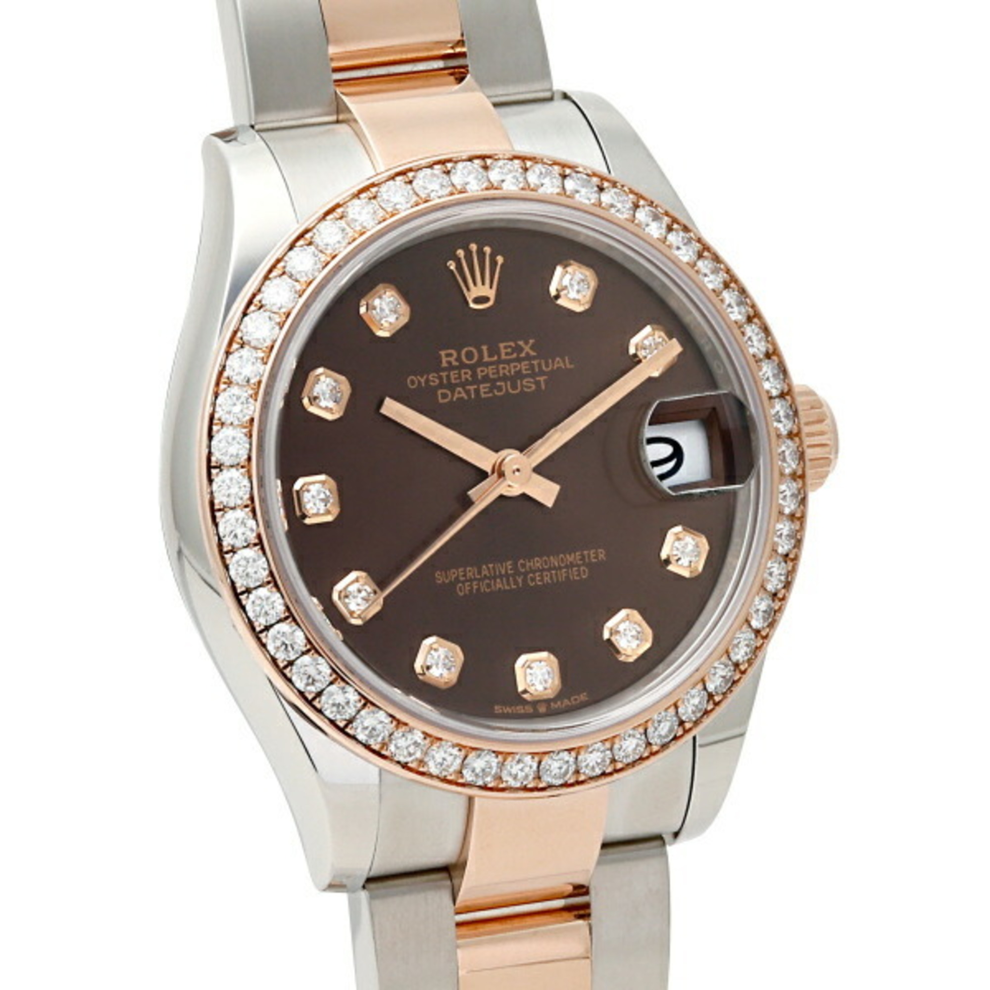 Rolex Datejust 31 278381RBR Chocolate 10PD Dial Watch Ladies