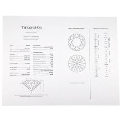 Tiffany TIFFANY&Co. Harmony Diamond 0.27ct I/VVS1/3EX 5.5 Ring Pt Platinum