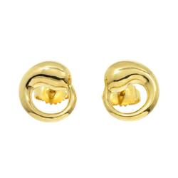Tiffany TIFFANY&Co. Eternal Circle Earrings K18 YG Yellow Gold 750 Pierced