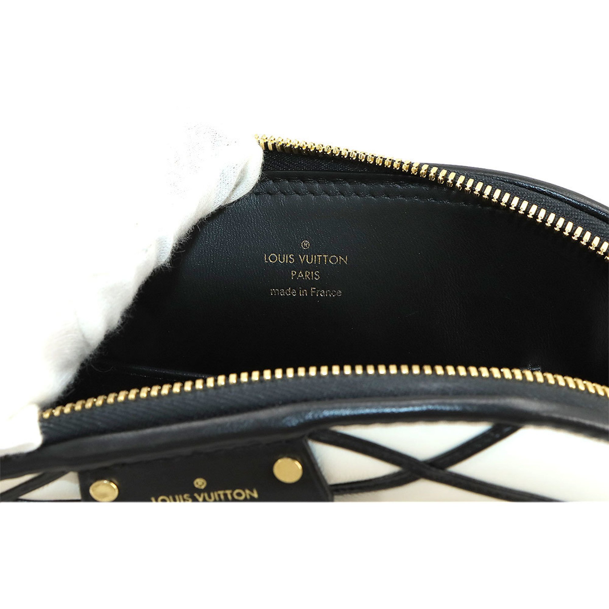 LOUIS VUITTON Maltage Alma BB 2way hand shoulder bag leather white M23761 RFID