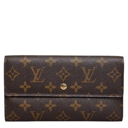 Louis Vuitton Monogram Porte Tresor International Long Wallet M61215 Brown PVC Leather Ladies LOUIS VUITTON