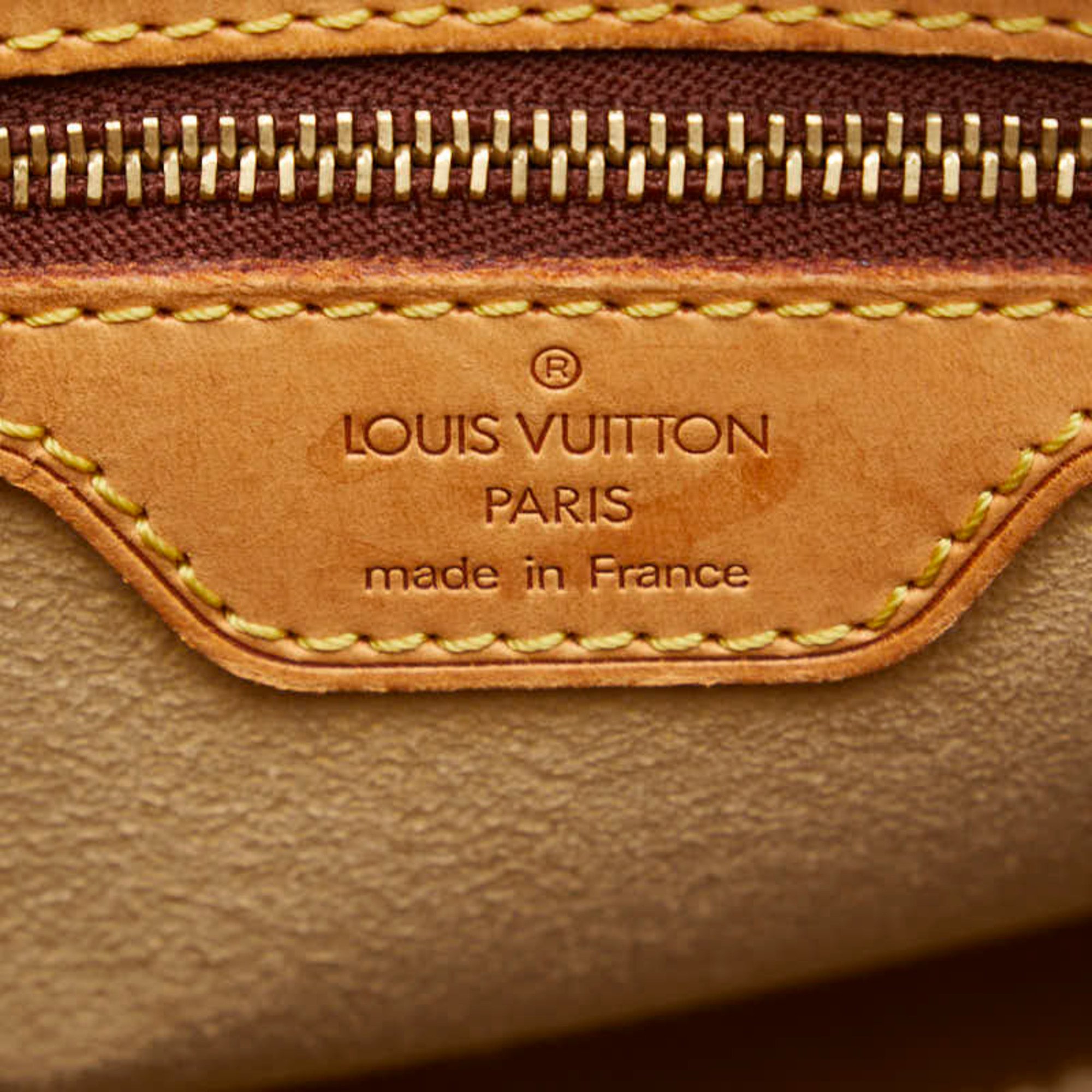 Louis Vuitton Monogram Looping MM Shoulder Bag Handbag M51146 Brown PVC Leather Ladies LOUIS VUITTON