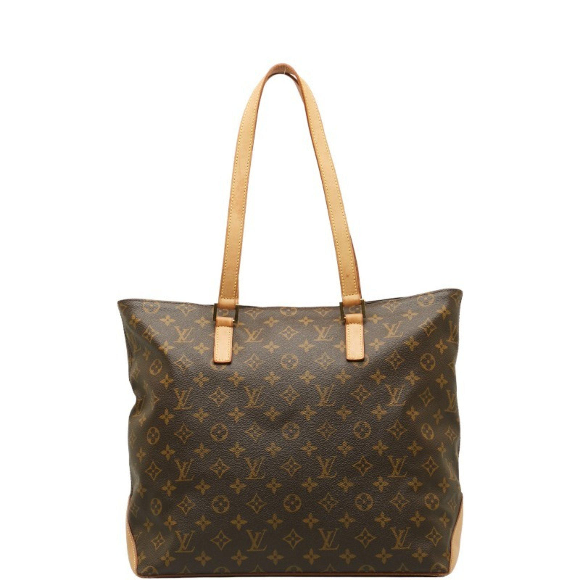 Louis Vuitton Monogram Cabamezzo Shoulder Bag Tote M51151 Brown PVC Leather Women's LOUIS VUITTON