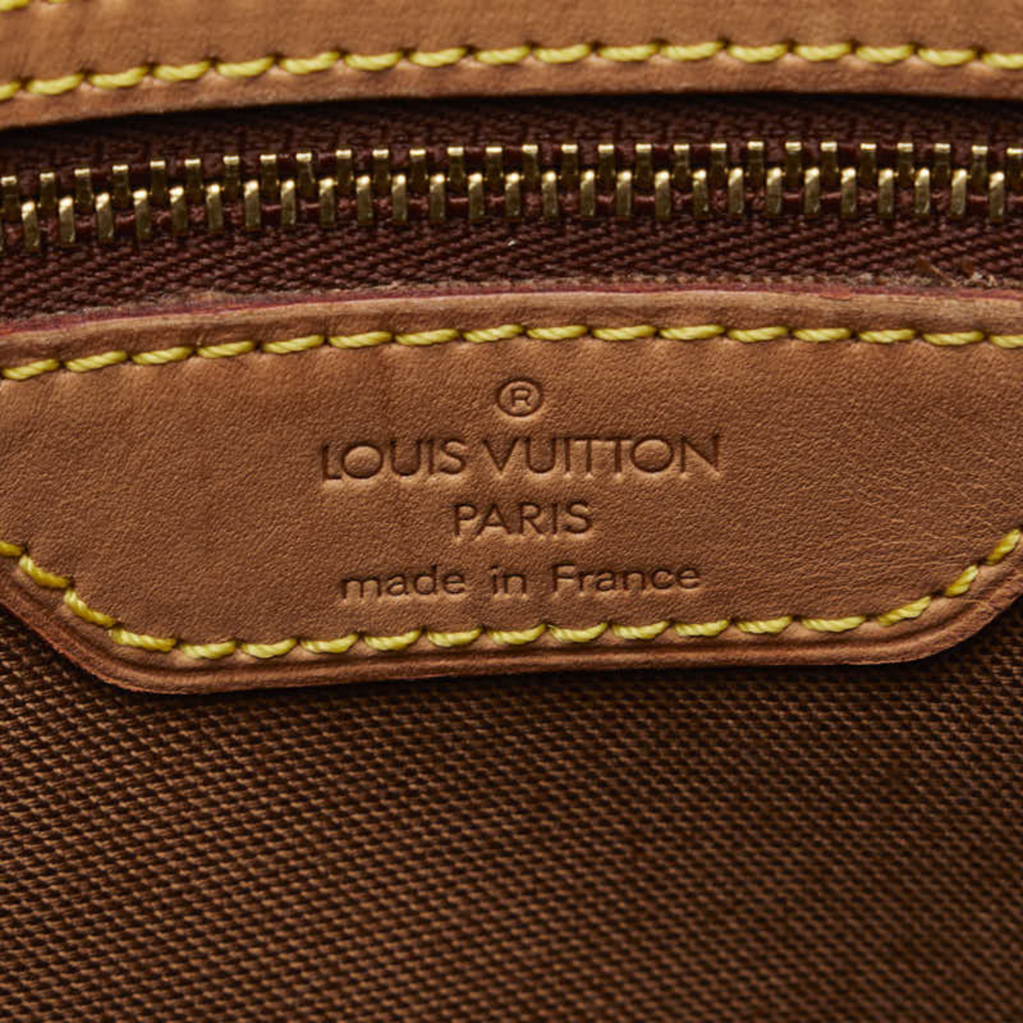 Louis Vuitton Monogram Cabamezzo Shoulder Bag Tote M51151 Brown PVC Leather Women's LOUIS VUITTON