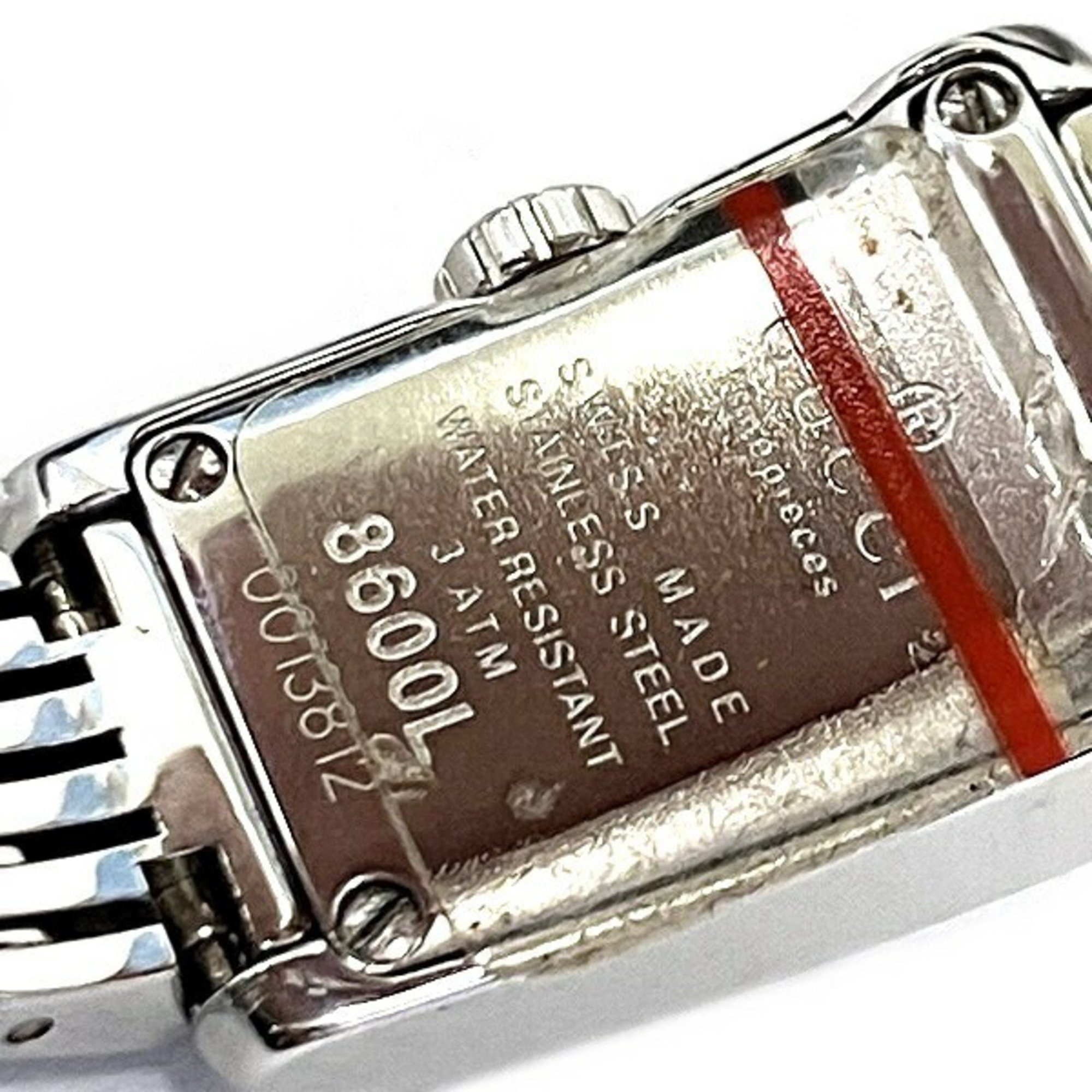 GUCCI G Metro 8600L Quartz Diamond Bezel Watch Ladies