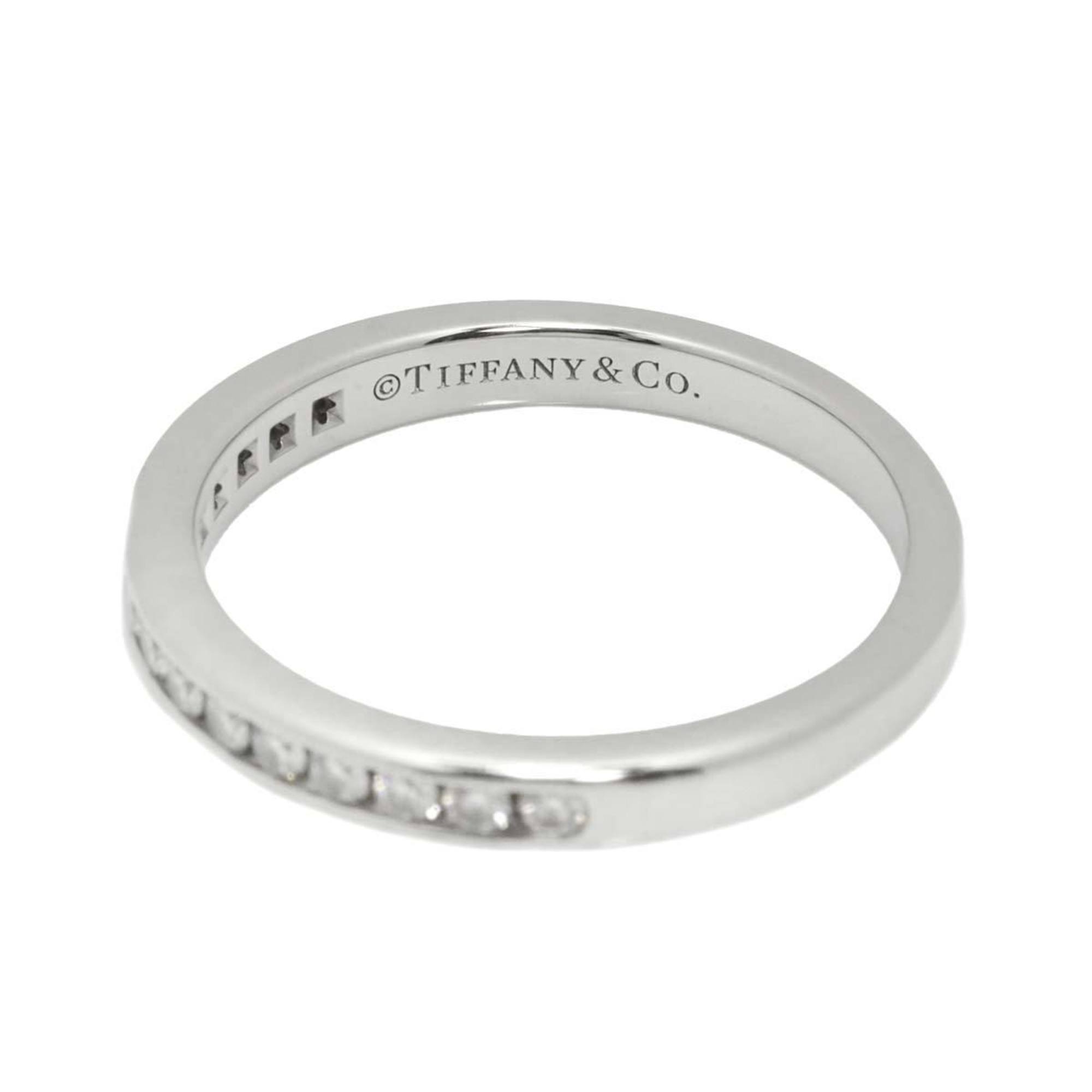 Tiffany TIFFANY&Co. Half Circle Channel Setting No. 8 Ring Diamond Pt Platinum