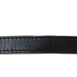 LOUIS VUITTON Shoulder Strap Bandouliere 120 Width 1.5cm Adjustable Long Black Silver Epi Noir Men's Women's