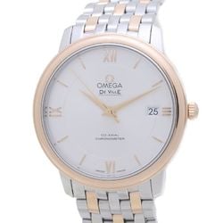 OMEGA Omega De Ville Prestige 424.20.37.20.02.002 K18RG Rose Gold x Stainless Steel Men's 39377 Watch