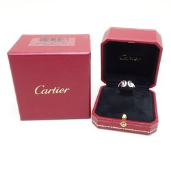 CARTIER Cartier 2C Boucluse Ring #51 K18WG White Gold 291471