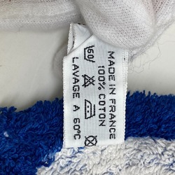 HERMES Panther Beach Towel Blue Men Women Z0005209