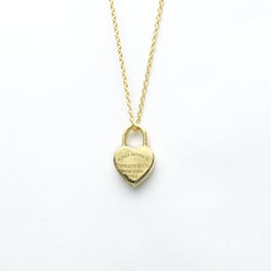 Tiffany Return To Tiffany Heart Cadena Necklace Yellow Gold (18K) No Stone Men,Women Fashion Pendant Necklace (Gold)
