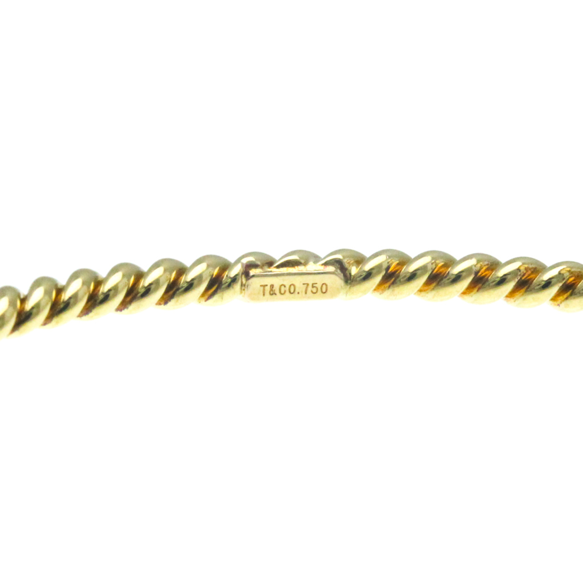 Tiffany Twist Bangle Yellow Gold (18K) No Stone Bangle Gold