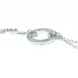 Cartier Love Circle Bracelet B6038100 White Gold (18K) Diamond Charm Bracelet Carat/0.03 Silver