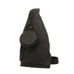 Louis Vuitton Body Bag Monogram Shadow Duo Sling M21890 Noir Men's