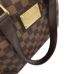 LOUIS VUITTON Louis Vuitton Damier Hampstead PM N51205 MI5008 Handbag Bag Tote Canvas Leather Brown G Hardware Ladies